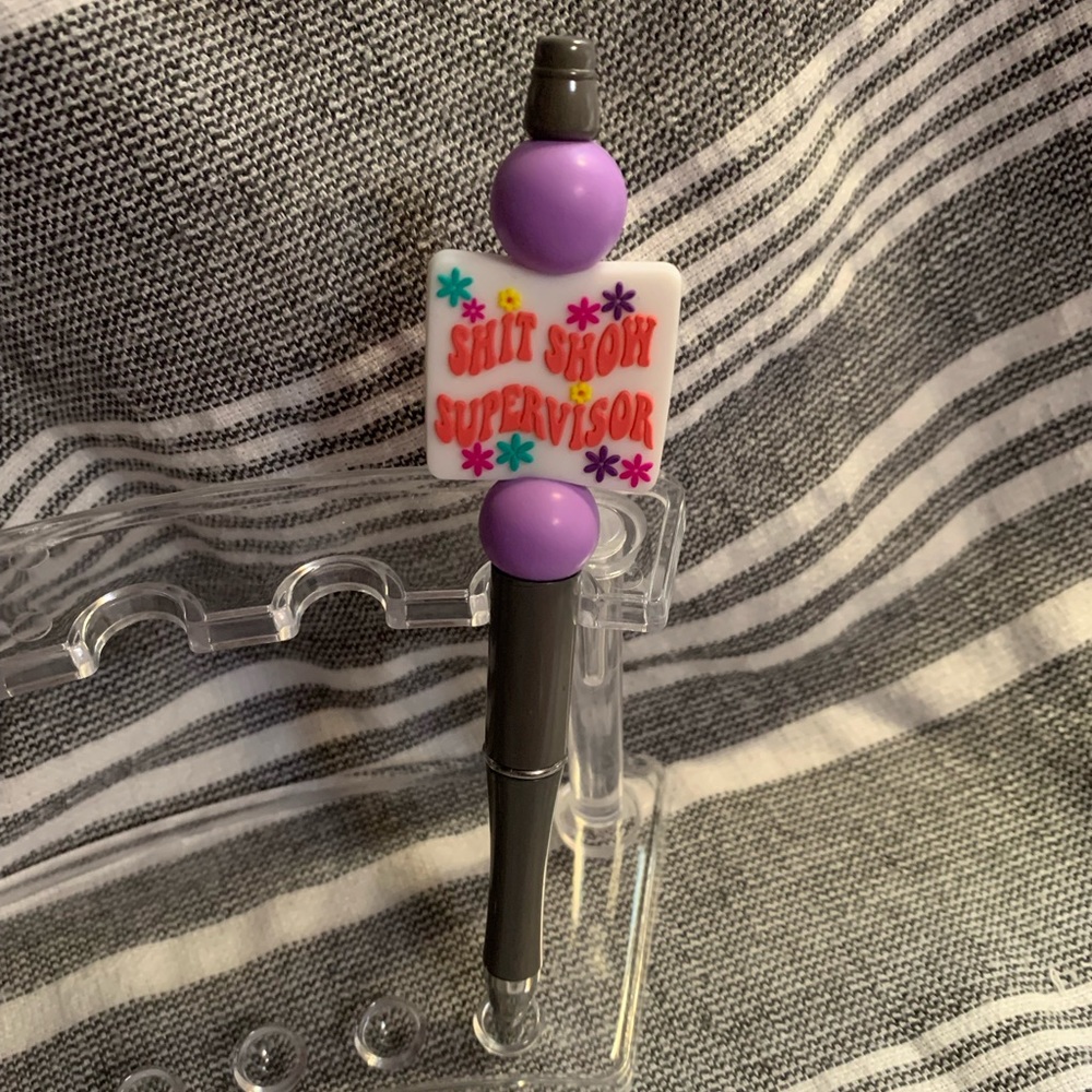 Beaded pen